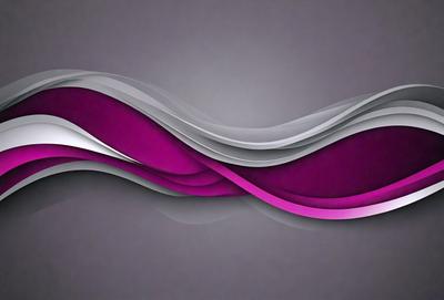 The primary subject of the image is a purple and pink swirl pattern. The setting is a gray background, which provides a contrasting and neutral environment for the swirl pattern. The visual style of the image is a digital art or illustration, as it is a well-defined and detailed design. The dominant colors of the image are purple and pink, creating a vibrant and lively atmosphere.