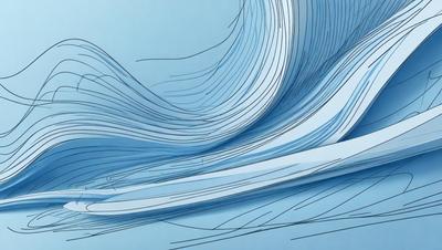 The primary subject of the image is a blue wave, which is the main focus of the scene. The wave is depicted in a digital art style, giving it a modern and visually appealing appearance. The setting is a blue background, which complements the blue wave and adds to the overall atmosphere of the image. The colors and mood of the image are predominantly blue, creating a sense of calmness and tranquility.