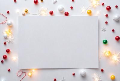 The primary subject of the image is a blank piece of paper with a white background. The setting is a table with a white surface, and the visual style is a photo. The colors and mood of the image are predominantly white, giving it a clean and minimalist appearance.