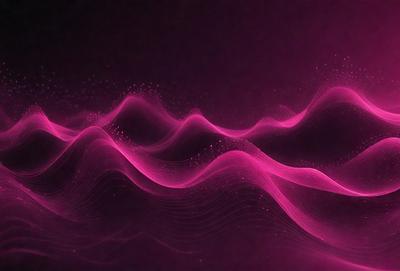 The primary subject of the image is a pink wave, which is the main focus of the scene. The wave is set against a purple background, creating a visually striking contrast. The image appears to be a digital art or illustration, showcasing the artist's creativity and skill in designing the wave. The dominant colors in the image are pink and purple, which evoke a sense of calmness and tranquility.