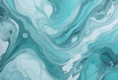 The primary subject of the image is a blue and white marbled pattern, which is the main object, scene, or focus of the image. The setting or background features a blue and white marbled surface, which is the environment, backdrop, or surface visible in the image. The visual style of the image is a photo, as it is a real-life photograph of the marbled surface. The dominant colors in the image are blue and white, creating a calm and soothing atmosphere.