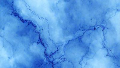 The primary subject of the image is a blue sky with white clouds. The setting is a cloudy sky, and the visual style is a digital art or illustration. The dominant colors are blue and white, creating a calm and serene atmosphere.