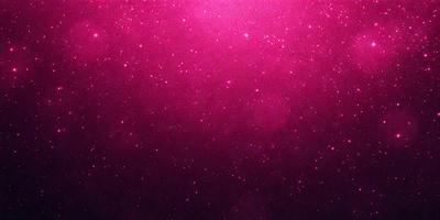The primary subject of the image is a pink background with a purple hue. The setting is a space with a starry background, giving the impression of a celestial scene. The visual style is a combination of a photo and digital art, creating a unique and captivating atmosphere. The colors and mood are predominantly pink and purple, with a sense of warmth and tranquility.