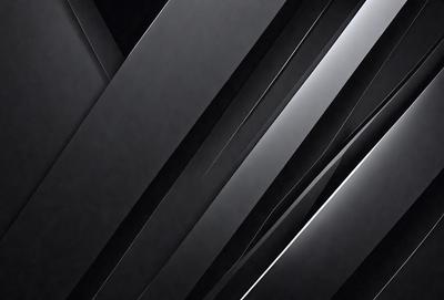 The primary subject of the image is a series of black and white stripes. The setting is a black background, and the visual style appears to be a pattern or texture. The dominant colors are black and white, creating a bold and striking appearance.