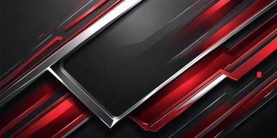 The primary subject of the image is a close-up of a red and black patterned surface. The setting appears to be a dark room, with the patterned surface being the main focus of the image. The visual style is a combination of digital art and illustration, creating a striking and visually appealing design. The dominant colors in the image are red and black, giving the scene a bold and striking appearance.