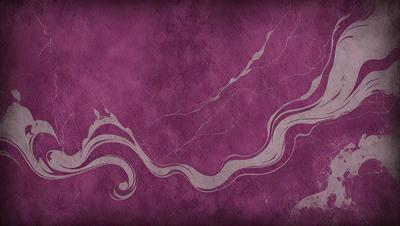 The primary subject of the image is a purple wall with a design on it. The setting is a room with a purple wall, and the visual style appears to be a combination of a photo and digital art. The colors and mood of the image are predominantly purple, creating a calm and serene atmosphere.