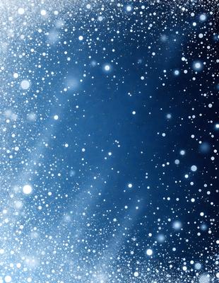 The primary subject of the image is a blue sky filled with white stars. The setting is a night sky, and the visual style appears to be a photo of the night sky. The colors are predominantly blue and white, creating a serene and peaceful atmosphere.