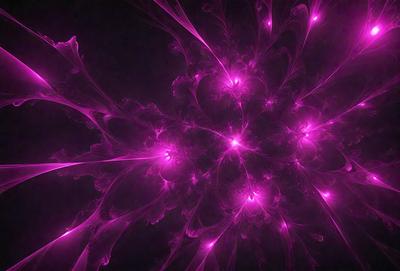 The primary subject of the image is a purple, pink, and white swirling pattern. The setting is a dark background, which contrasts with the vibrant colors of the swirling pattern. The visual style appears to be a combination of digital art and illustration, creating a unique and eye-catching design. The dominant colors in the image are purple, pink, and white, giving the overall atmosphere a sense of warmth and creativity.