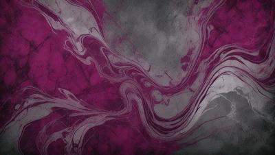 The primary subject of the image is a purple and pink swirl pattern, which is the main object, scene, or focus of the image. The setting or background features a gray and purple wall, which adds to the overall atmosphere of the image. The visual style of the image is a combination of digital art and illustration, creating a unique and eye-catching design. The dominant colors in the image are purple and pink, which contribute to a calming and soothing mood.