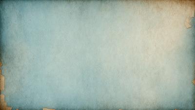 The primary subject of the image is a large, empty white wall. The setting is a room with a blue background, and the visual style is a combination of a photo and a drawing. The colors and mood of the image are predominantly blue, creating a calm and serene atmosphere.