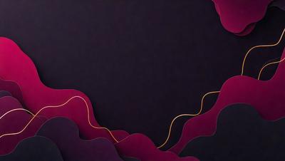 The primary subject of the image is a purple background with a yellow line. The setting is a dark room, and the visual style is a digital art or illustration. The dominant colors are purple and yellow, creating a mood of contrast and vibrancy.