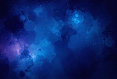 The primary subject of the image is a blue sky filled with stars. The setting is a night sky, and the visual style is a photo. The dominant colors are blue and white, creating a serene and peaceful atmosphere.