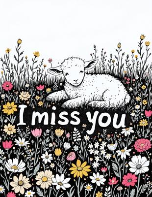 The primary subject of the image is a sheep lying down in a field of flowers. The sheep is surrounded by a variety of flowers, creating a vibrant and colorful scene. The setting is a grassy field, and the visual style is a combination of digital art and illustration. The colors and mood of the image are lively and cheerful, with the sheep and flowers creating a sense of warmth and tranquility.