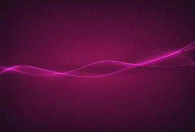 The primary subject of the image is a purple background with a pink wave-like pattern. The setting is a dark room, and the visual style appears to be a digital art or illustration. The dominant colors are purple and pink, creating a calm and soothing atmosphere.