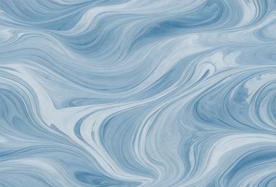 The primary subject of the image is a blue and white swirling pattern, which appears to be a digital art or illustration. The setting is a blue and white ocean, creating a serene and calming atmosphere. The visual style is a combination of digital art and illustration, giving the image a unique and artistic appearance. The dominant colors are blue and white, which contribute to the overall mood of the image, evoking a sense of tranquility and beauty.
