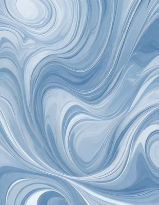 The primary subject of the image is a blue and white ocean wave. The setting is the ocean, with the wave being the main focus of the image. The visual style is a photo of the ocean, capturing the beauty of the waves. The dominant colors are blue and white, creating a serene and calming atmosphere.