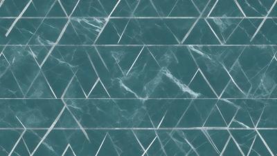 The primary subject of the image is a marble tile wall with a blue and white color scheme. The setting is a bathroom, and the visual style is a patterned tile design. The dominant colors are blue and white, creating a clean and elegant atmosphere.