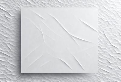 The primary subject of the image is a white square, which is the main object, scene, or focus of the image. The setting/background features a white surface, which could be a wall or a piece of paper. The visual style of the image is a photo, as it captures a real-life scene. The colors and mood of the image are predominantly white, giving it a clean and minimalist appearance.
