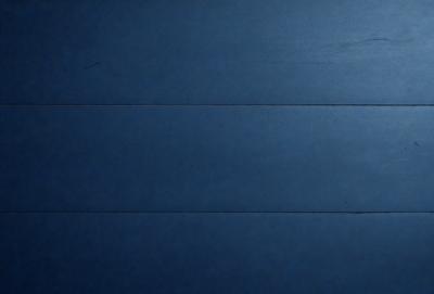 The primary subject of the image is a blue surface, which appears to be a blue mat or a blue background. The setting is a room with a blue floor, and the visual style is a close-up of the blue surface. The colors and mood of the image are predominantly blue, creating a calm and serene atmosphere.