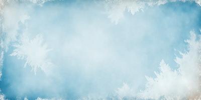 The primary subject of the image is a large, white, snowy surface. The setting is a blue sky, which serves as the backdrop for the snowy landscape. The visual style of the image is a combination of a photo and digital art, creating a unique and captivating scene. The dominant colors in the image are white and blue, giving the scene a serene and peaceful atmosphere.
