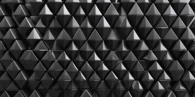 The primary subject of the image is a black and white patterned wall. The setting is a black and white wall with a geometric pattern. The visual style is a close-up of the wall, showcasing the intricate design. The colors and mood are predominantly black and white, giving the image a classic and timeless feel.