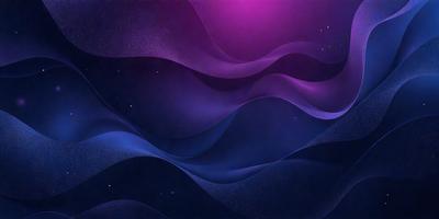 The primary subject of the image is a purple and blue swirling pattern, which appears to be a digital art or illustration. The setting is a dark, star-filled sky, creating a sense of depth and mystery. The visual style is a combination of digital art and illustration, with the swirling pattern being the main focus. The colors and mood of the image are predominantly purple and blue, giving it a calming and serene atmosphere.