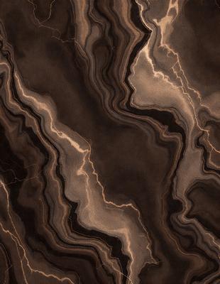 The primary subject of the image is a close-up of a marble surface with a pattern of light and dark streaks. The setting is a dark room, and the visual style appears to be a combination of a photo and a drawing. The colors and mood of the image are predominantly dark, with the light and dark streaks on the marble surface creating a contrasting effect.