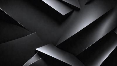 The primary subject of the image is a black and white photo of a geometric pattern. The setting is a black background, which emphasizes the pattern. The visual style is a close-up of the pattern, showcasing its intricate details. The colors and mood of the image are predominantly black and white, giving it a classic and timeless appearance.