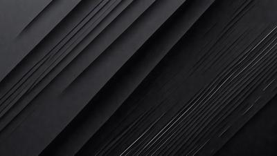 The primary subject of the image is a black and white pattern, which appears to be a digital art or illustration. The setting is a black background, and the visual style gives the impression of a modern, minimalist design. The colors and mood of the image are predominantly dark and moody, with the black and white pattern creating a sense of depth and contrast.
