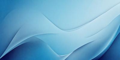The primary subject of the image is a blue wave, which is the main focus of the scene. The setting is a blue background, and the visual style appears to be a digital art or illustration. The dominant colors in the image are blue and white, creating a calm and serene atmosphere.