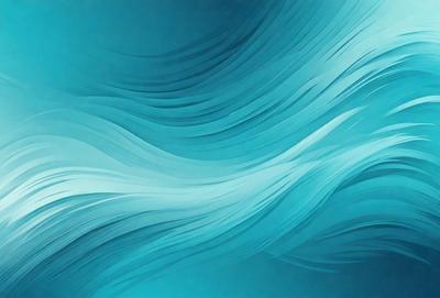 The primary subject of the image is a large, blue wave with a white and blue color scheme. The wave is the main focus of the image, and it appears to be a digital art or illustration. The setting is a blue ocean, and the visual style gives the impression of a painting or a digital artwork. The colors and mood of the image are calming and serene, with the blue and white colors creating a sense of tranquility.