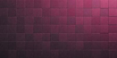 The primary subject of the image is a wall with a pattern of red squares. The setting is a room with a purple color scheme. The visual style is a close-up of the wall, showcasing the pattern of the red squares. The colors and mood of the image are predominantly purple, creating a calm and serene atmosphere.