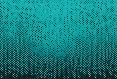 The primary subject of the image is a blue background with a pattern of white dots. The setting is a dark blue background, and the visual style appears to be a digital art or illustration. The dominant colors are blue and white, creating a calm and soothing atmosphere.