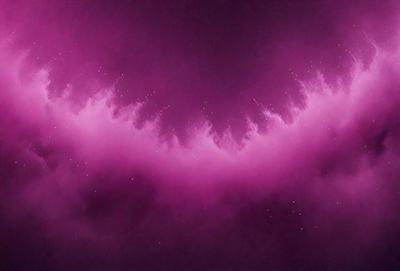 The primary subject of the image is a pink and purple cloud, which is the main object, scene, or focus of the image. The setting or background is a purple sky, and the visual style appears to be a digital art or illustration. The dominant colors in the image are pink and purple, creating a warm and vibrant atmosphere.