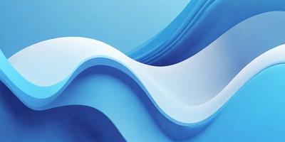 The primary subject of the image is a large, blue wave. The wave is the main focus of the image, and it is set against a blue background. The visual style of the image is a digital art or illustration, as it appears to be a computer-generated or digitally created wave. The dominant colors in the image are blue and white, creating a calm and serene atmosphere.