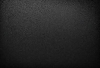 The primary subject of the image is a black leather surface. The setting is a black background, and the visual style is a close-up of the leather surface. The colors and mood of the image are predominantly dark and moody, with the black leather creating a sense of depth and contrast.