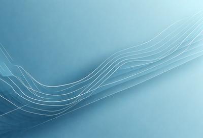 The primary subject of the image is a white, curved line that appears to be a part of a larger design. The setting is a blue background, which adds a sense of depth and contrast to the image. The visual style is a combination of digital art and illustration, creating a unique and eye-catching design. The colors and mood of the image are predominantly blue and white, giving it a clean and modern appearance.