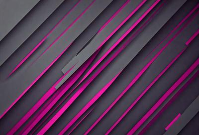 The primary subject of the image is a pink and black striped pattern. The setting is a black background, and the visual style appears to be a digital art or illustration. The dominant colors are pink and black, creating a bold and striking atmosphere.