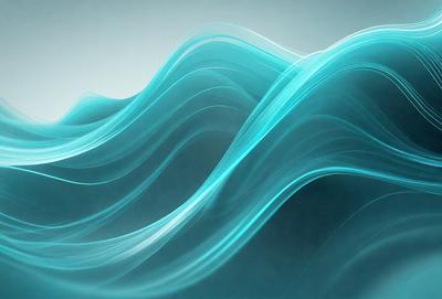 The primary subject of the image is a blue wave, which is the main object, scene, or focus of the image. The setting or background features a gray surface, which adds contrast to the blue wave. The visual style of the image is digital art, as it is a digital representation of a wave. The dominant colors in the image are blue and gray, creating a calm and serene atmosphere.