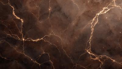 The primary subject of the image is a marble wall with a brown and gold color scheme. The setting is a room with a brown and gold marble wall, which serves as the background. The visual style of the image is a close-up of the marble wall, showcasing its unique texture and pattern. The colors and mood of the image are warm and earthy, with the brown and gold tones creating a sense of luxury and sophistication.
