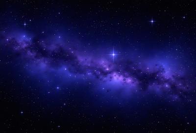 The primary subject of the image is a beautiful starry night sky. The setting is a dark, star-filled sky with a few stars visible. The visual style is a photo of the night sky, capturing the beauty of the celestial landscape. The colors and mood of the image are predominantly dark and serene, with the stars providing a sense of wonder and tranquility.