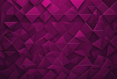 The primary subject of the image is a purple wall with a geometric pattern. The setting is a room with a purple wall, and the visual style is a combination of digital art and illustration. The dominant colors are purple and pink, creating a warm and inviting atmosphere.