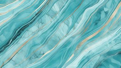 The primary subject of the image is a blue and gold marbled wallpaper. The setting is a blue and gold marbled wallpaper, which creates a visually appealing and luxurious atmosphere. The visual style is a close-up of the marbled wallpaper, showcasing its intricate patterns and textures. The colors and mood of the image are predominantly blue and gold, giving it a sophisticated and elegant appearance.