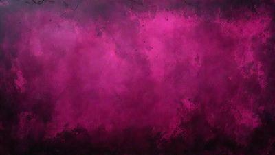 The primary subject of the image is a large, pink, textured surface. The setting is a room with a pink wall, and the visual style is a painting or drawing. The dominant colors are pink, and the overall atmosphere is vibrant and lively.