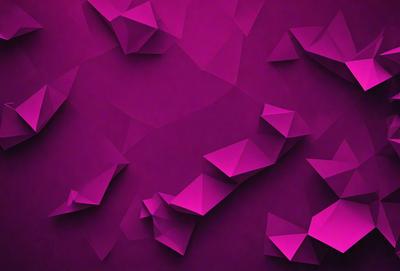 The primary subject of the image is a purple wall with a geometric pattern. The setting is a room with a purple wall, and the visual style is a combination of digital art and illustration. The dominant colors are purple and pink, creating a warm and inviting atmosphere.