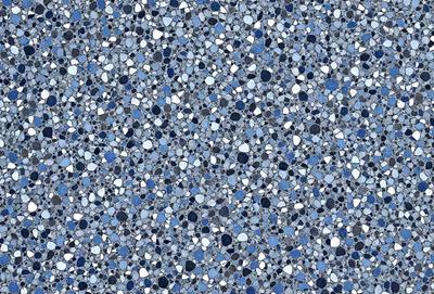 The primary subject of the image is a blue and white patterned surface, which appears to be a wall or a piece of fabric. The setting is indoors, with the patterned surface being the main focus of the image. The visual style is a close-up of the patterned surface, showcasing its intricate details. The colors and mood of the image are predominantly blue and white, creating a calm and serene atmosphere.