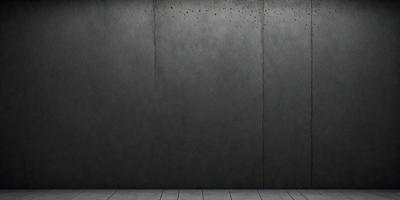 The primary subject of the image is a gray wall. The setting is a room with a concrete wall, and the visual style is a photo. The colors and mood of the image are predominantly gray, giving it a neutral and somewhat dull atmosphere.