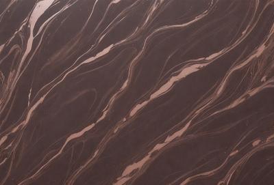 The primary subject of the image is a brown and black marbled pattern, which is the main focus of the image. The setting is a brown surface, possibly a table or a wall, with the marbled pattern as the background. The visual style of the image is a close-up of the marbled pattern, showcasing its intricate details. The colors and mood of the image are predominantly brown and black, giving it a sophisticated and elegant appearance.