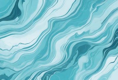 The primary subject of the image is a blue and white ocean wave. The setting is the ocean, with the wave being the main focus of the image. The visual style is a photo of the ocean, capturing the beauty of the waves. The dominant colors are blue and white, creating a serene and calming atmosphere.