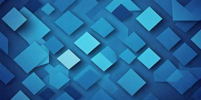 The primary subject of the image is a blue and white patterned background. The setting is a blue background with a pattern of blue squares, and the visual style is a digital art or illustration. The colors and mood of the image are predominantly blue and white, creating a calm and soothing atmosphere.